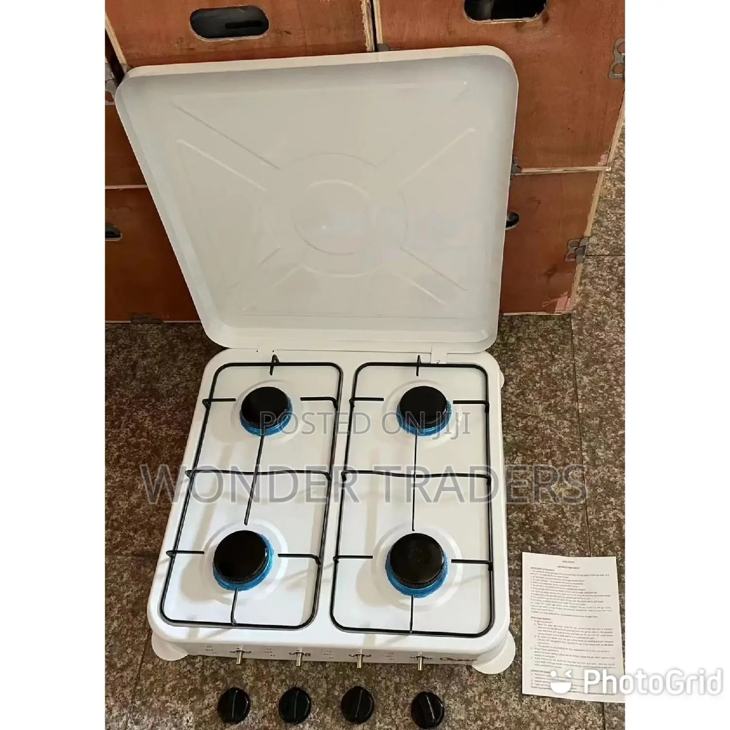 Starlux 4 Gas Burner Table Top Cooker