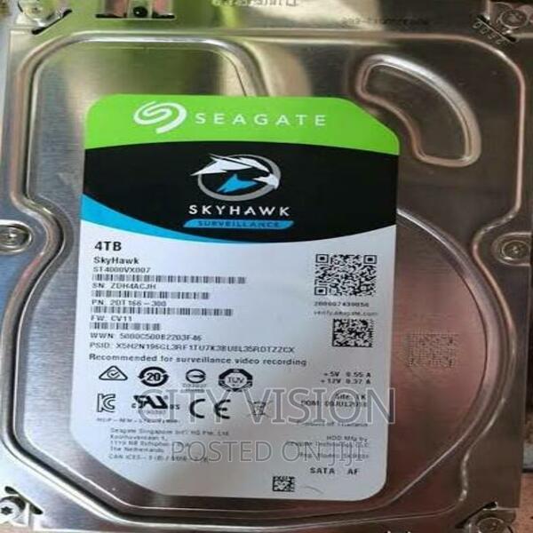 Seagate Surveillance Skyhawk 4TB HHD !!4TB!! - main view