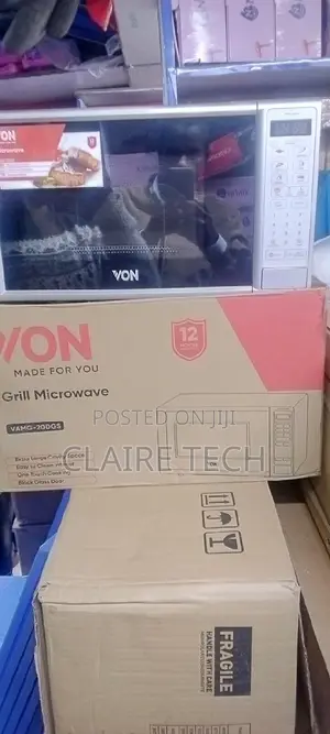 Von Digital 20l Microwave With Grilled Microwave