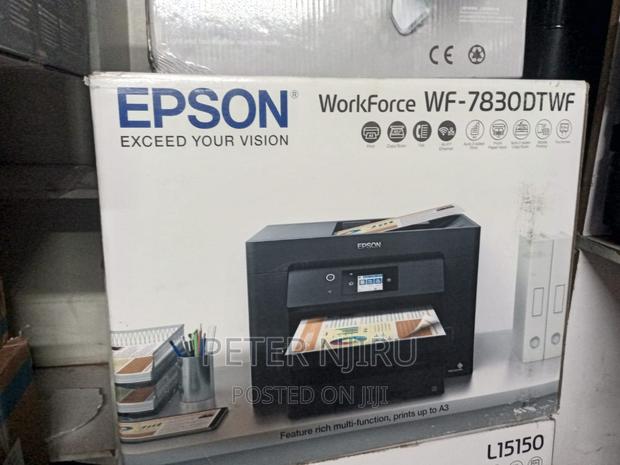 Epson Workforce WF-7830DTWF A3 Colour Multifunction Printer - main view