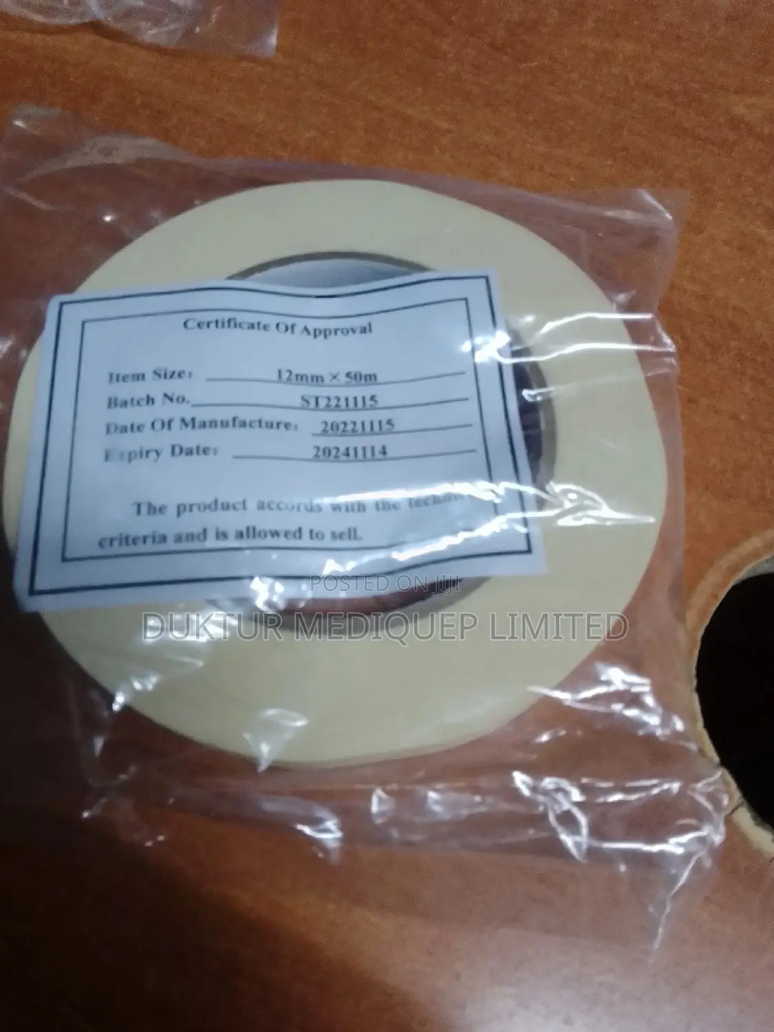 12mm×50m Autoclave Tape