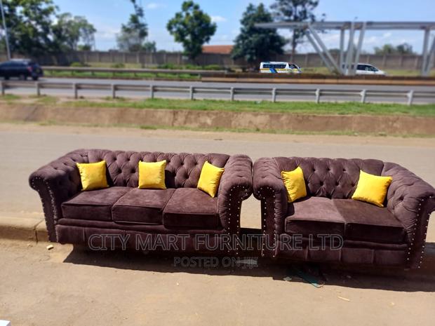 OFFER!! Quality 5-Seater Chester Sofas (All Colours) - main view
