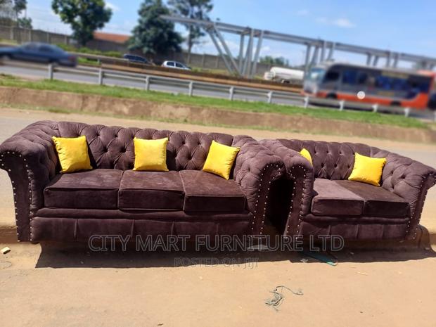 OFFER!! Quality 5-Seater Chester Sofas (All Colours) - main view