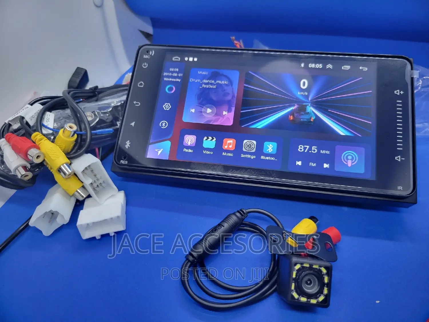 8' Android Car Radio+Cooling Fan+Gps