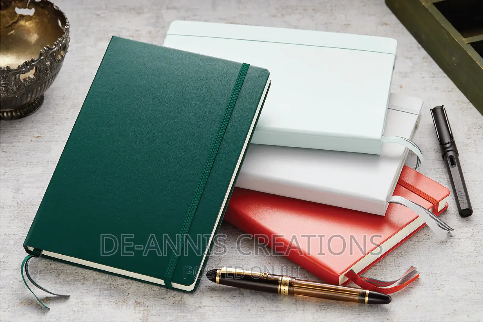 160 Paged A5 Strapped Notebooks