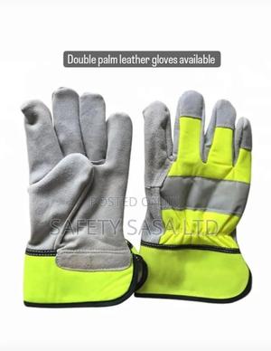 Double Palm Leather Gloves - thumbnail 2