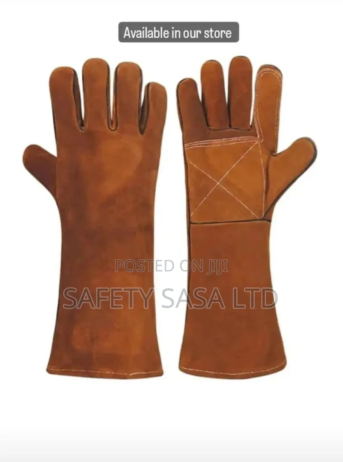 Brown Leather Gloves: Welding Gloves
