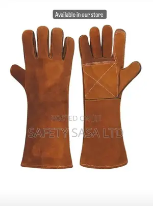 Brown Leather Gloves: Welding Gloves