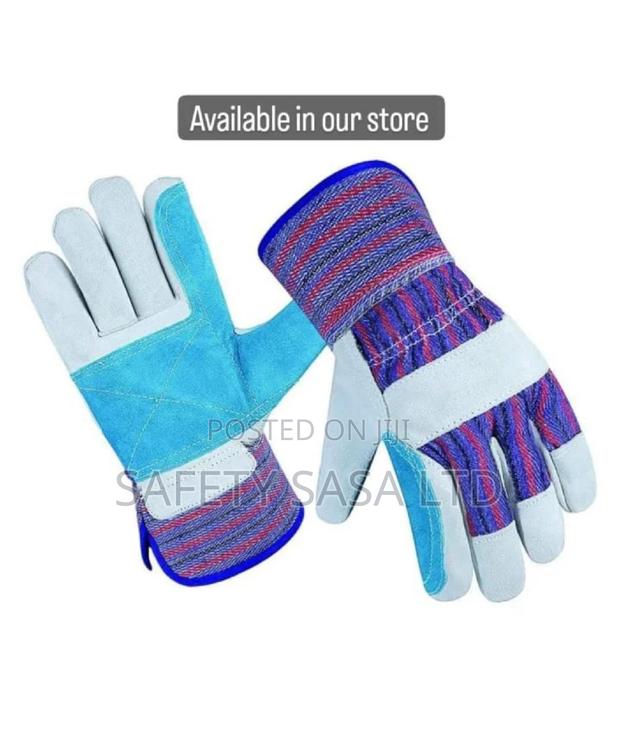 Single Palm Leather Gloves - main view