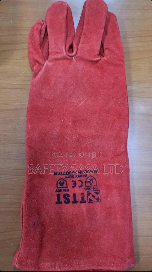 Heavy Duty Leather Gloves - main view