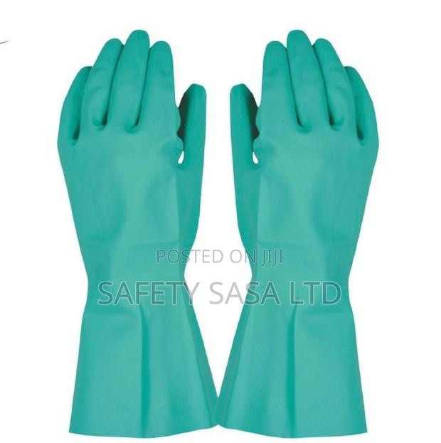 Rubber Cleaning Gloves:Reusable Cleaning Gloves - main view