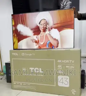 TCL 43” Frameless Uhd Google Tv With Voice Control (2024)