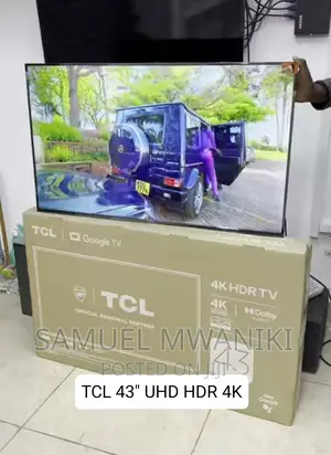 TCL 43” Frameless Uhd Google Tv With Voice Control (2024)
