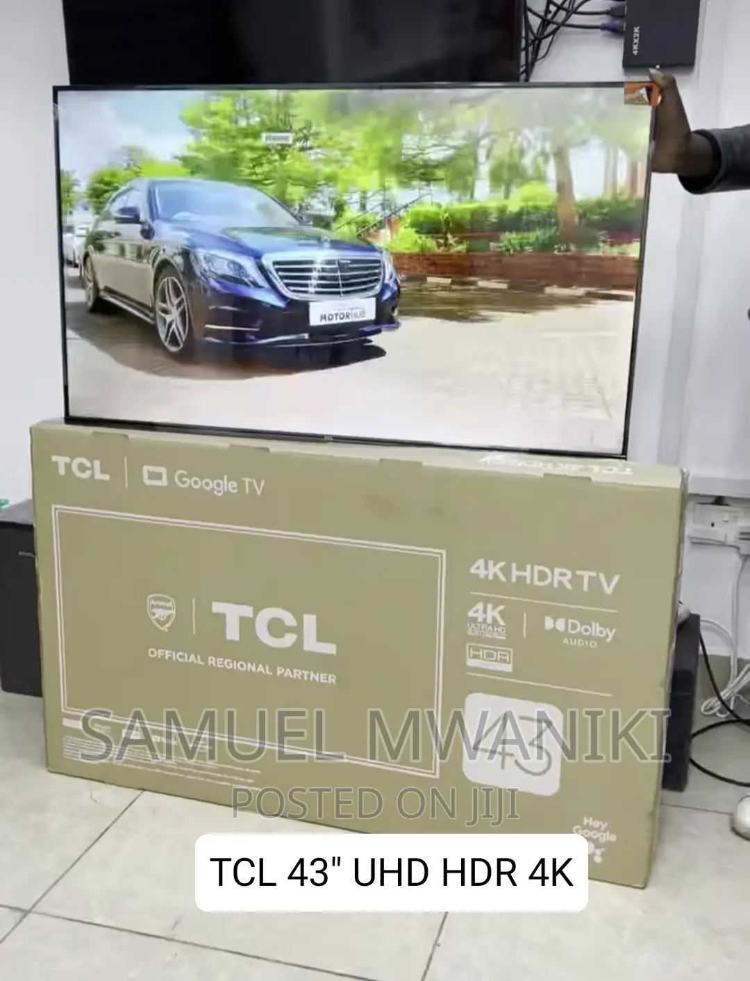 TCL 43” Frameless Uhd Google Tv With Voice Control (2024)