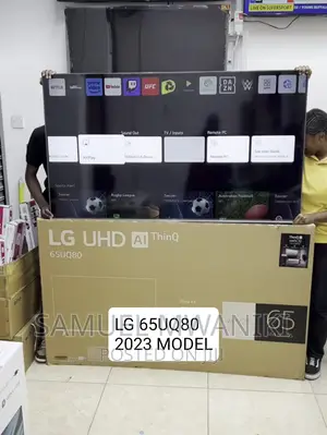 LG 65” Uhd Smart Tv, Magic Remote, Netflix New Model Uq80