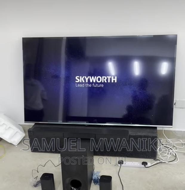 Skyworth 65" Qled Frameless Google Tv, Voice Control 2023 - thumbnail 2