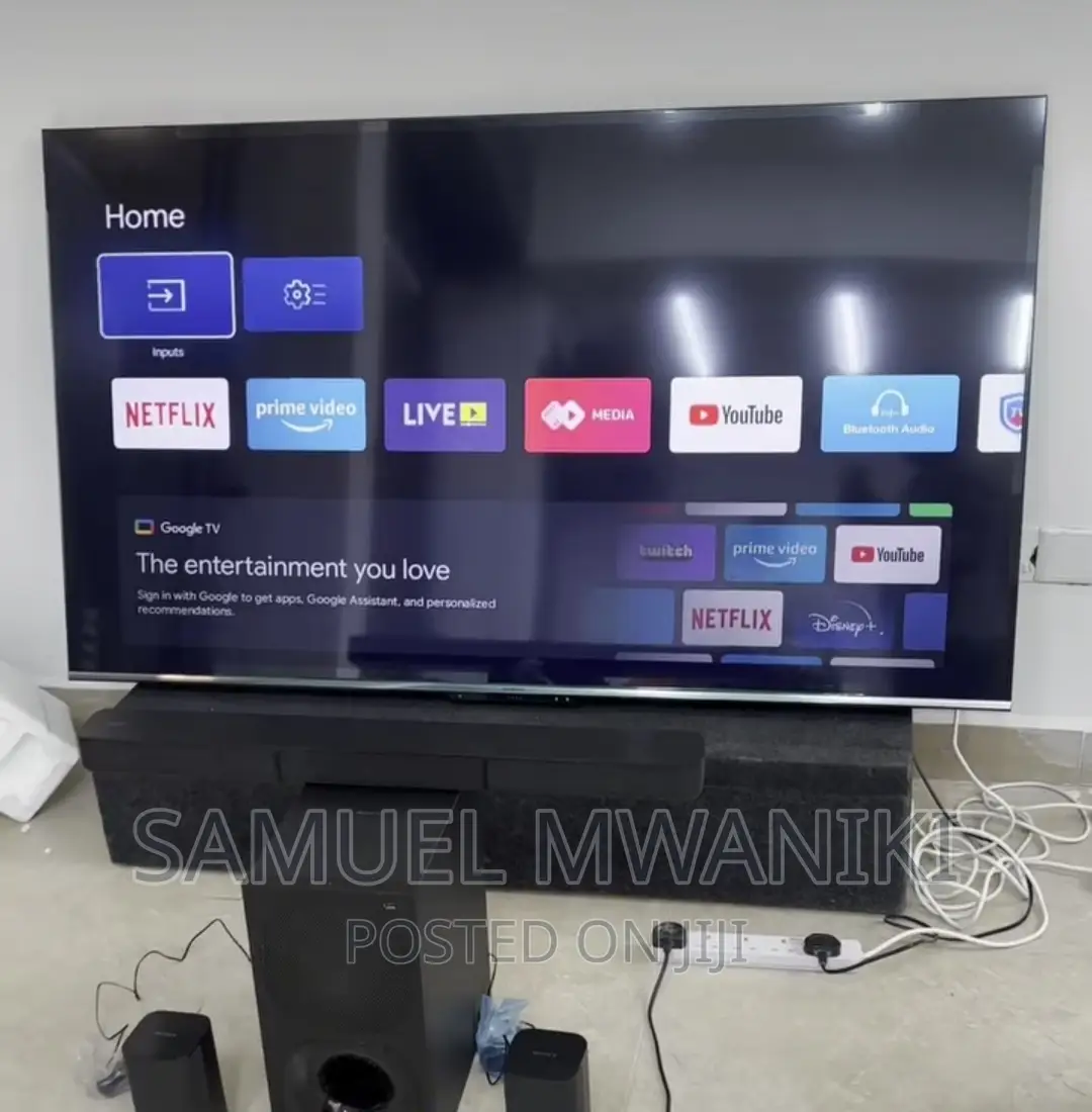 Skyworth 65" Qled Frameless Google Tv, Voice Control 2023