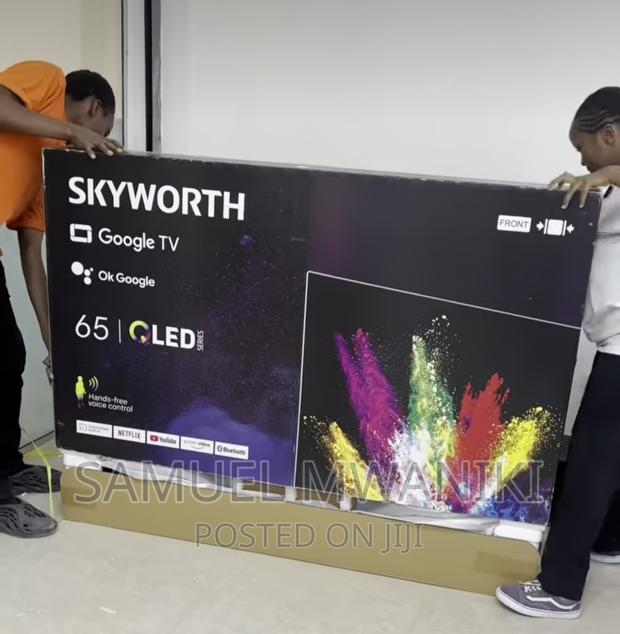 Skyworth 65" Qled Frameless Google Tv, Voice Control 2023