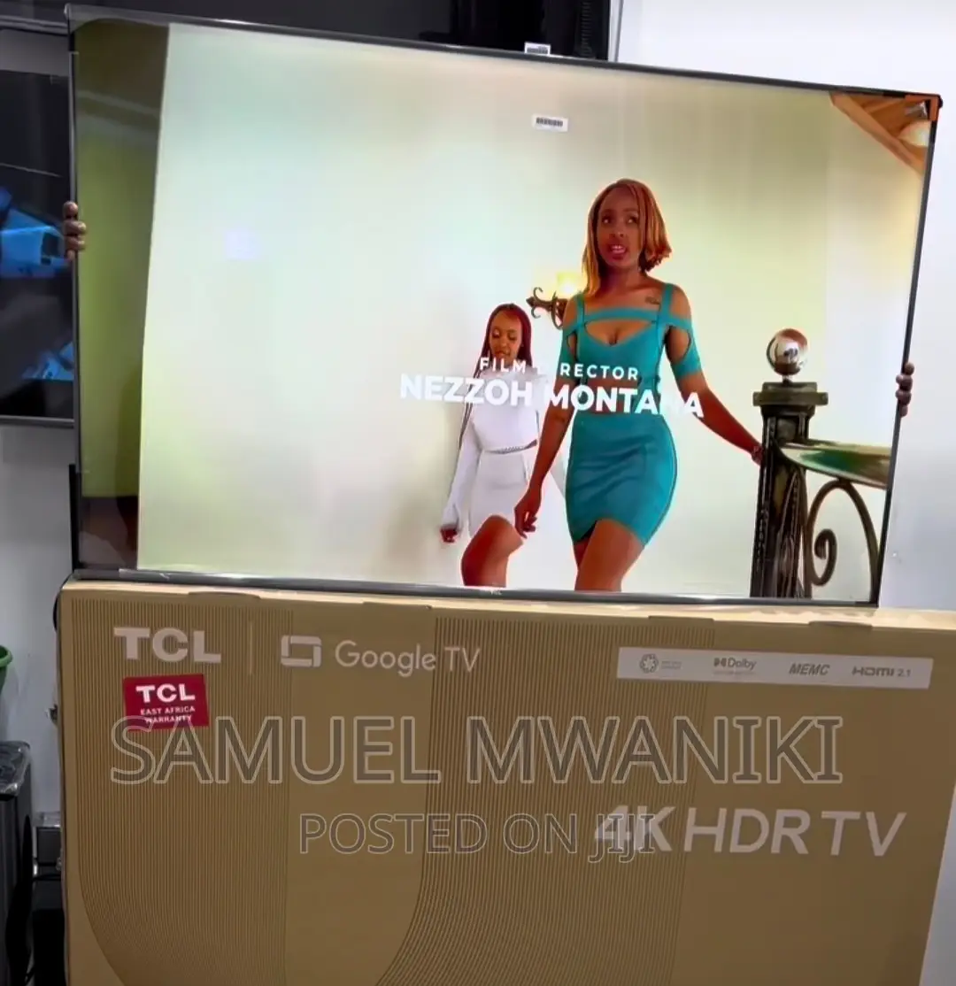 TCL 55” Smart Uhd Frameless Google Tv New Model