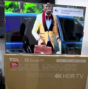 TCL 55” Smart Uhd Frameless Google Tv New Model