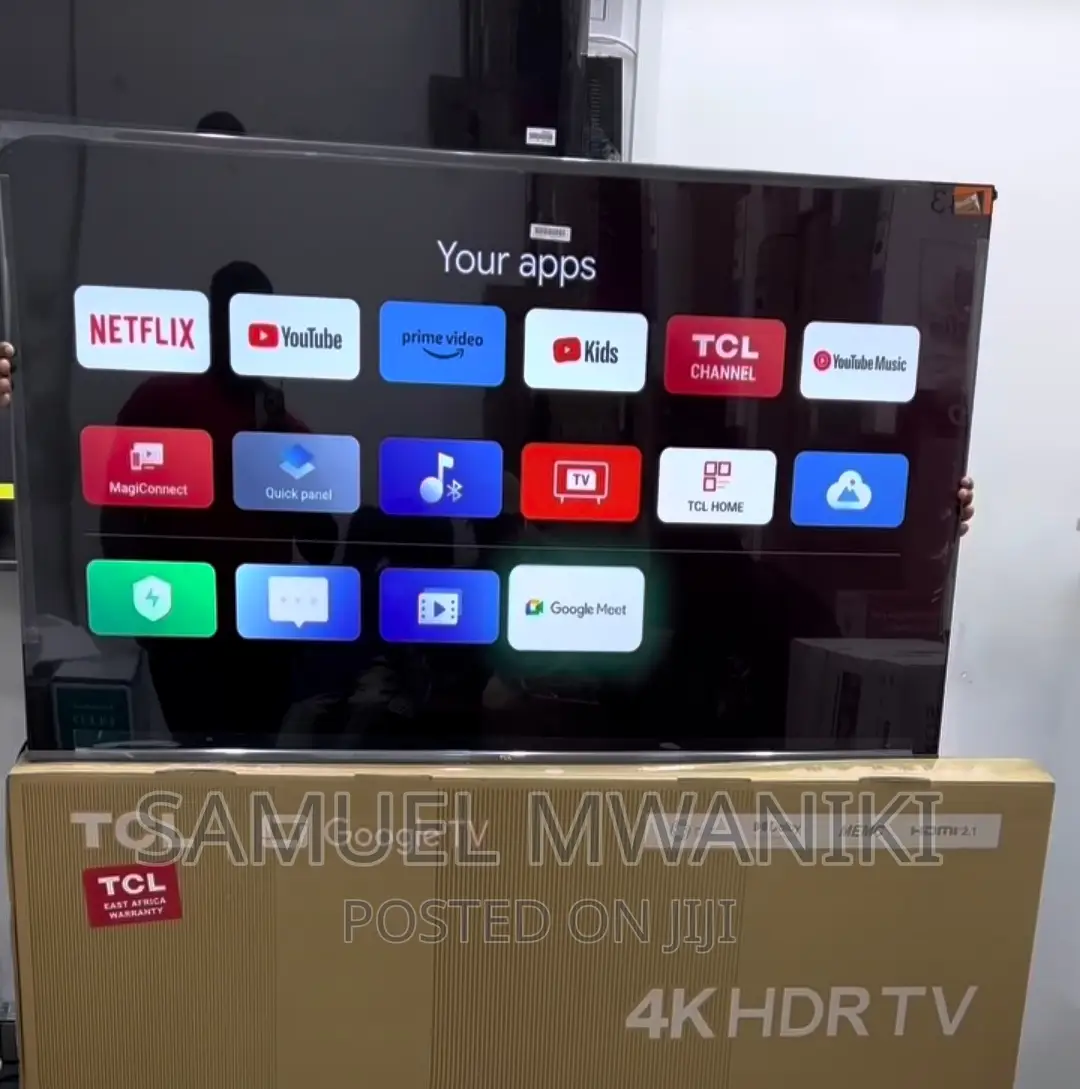 TCL 55” Smart Uhd Frameless Google Tv New Model