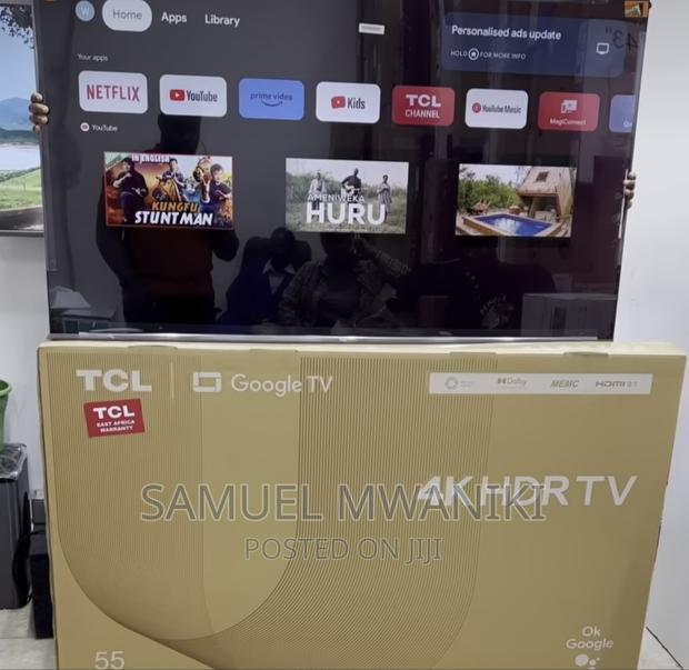 TCL 55” Smart Uhd Frameless Google Tv New Model - thumbnail 6