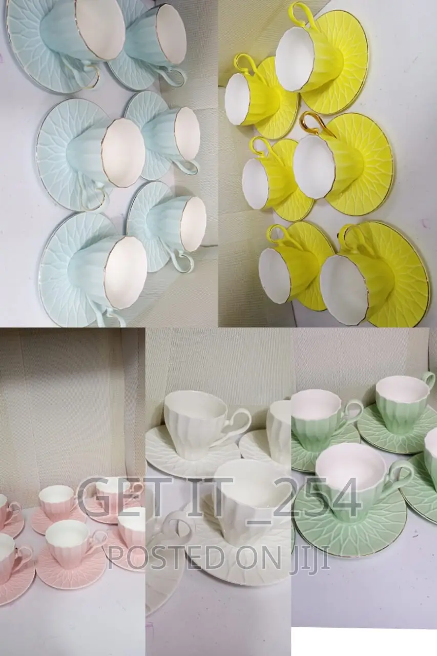Cup and Saucer Colored 180ml