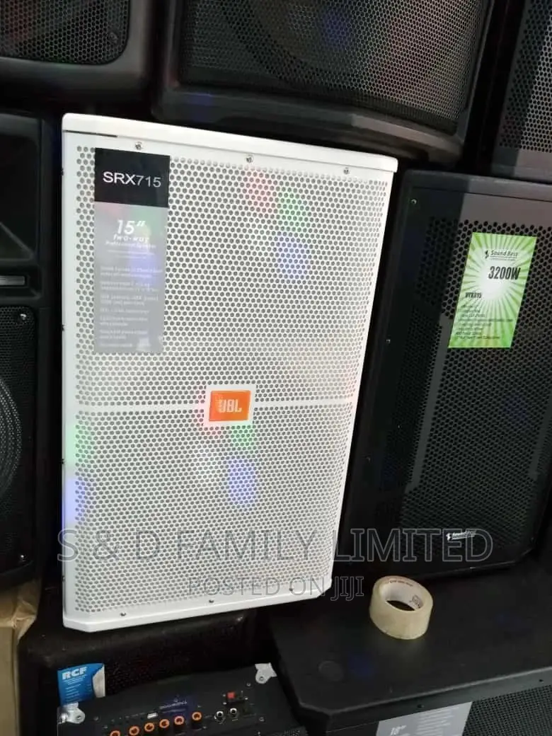 White JBL 715 Midrange Speaker