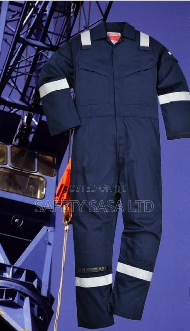 Flame-, Retardant Fabric Overall Apron - main view