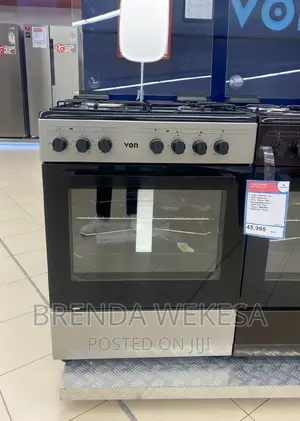 Von Vac6sv31uy 60 by 60, 
3 Gas + 1 Electric Cooker - Grey