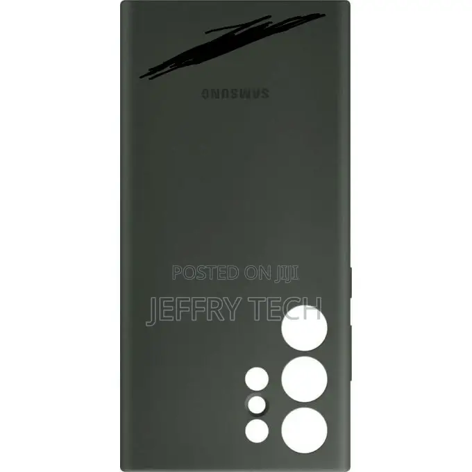 Samsung Galaxy S23 Ultra Silicone Back Case -Black