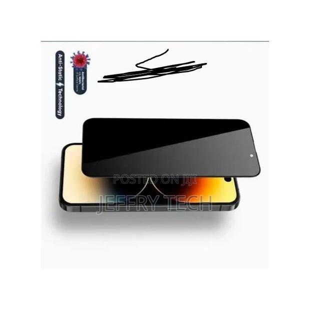 iPhone 14 Privacy Screen Protector - Black - thumbnail 2