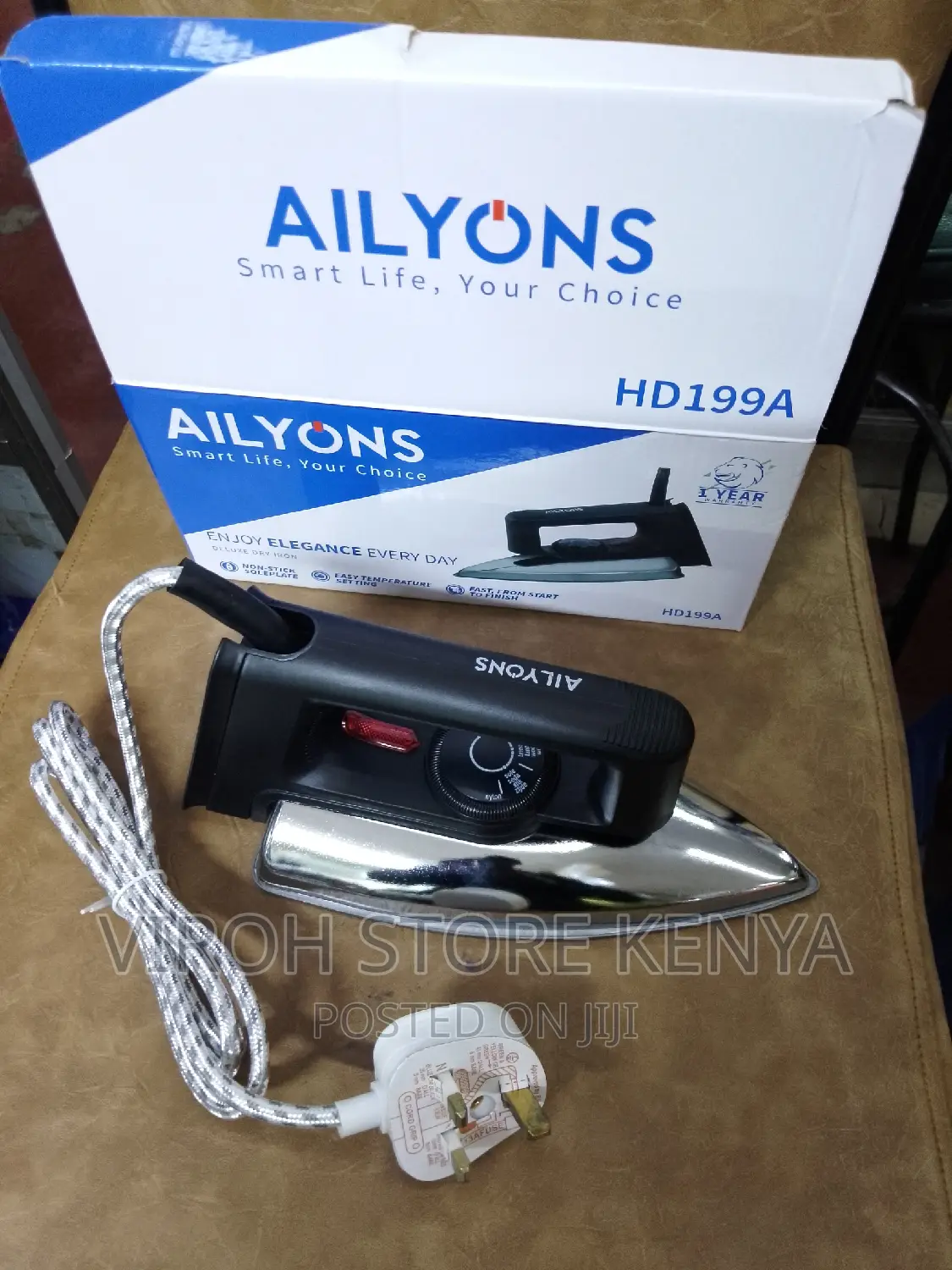 Ailyons Electric Kettle HD199A With 1yrs Warranty