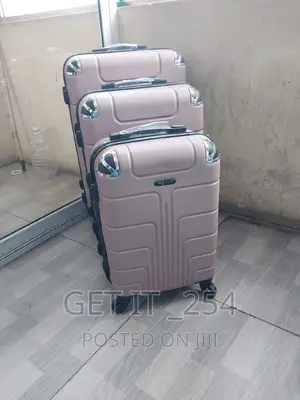 3 in 1 Luxuries Fibre Suitcase