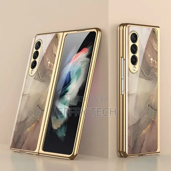 Protective Cover for Samsung Galaxy Z Fold 4 G Electroplated