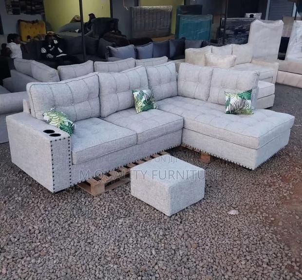 Quality 6 Seater Corner Sofa - main view