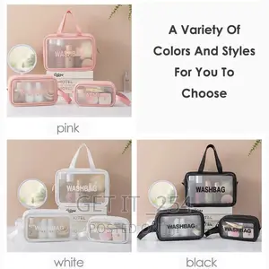 3 In 1 Waterproof Cosmetics/Wash Bags All Colors