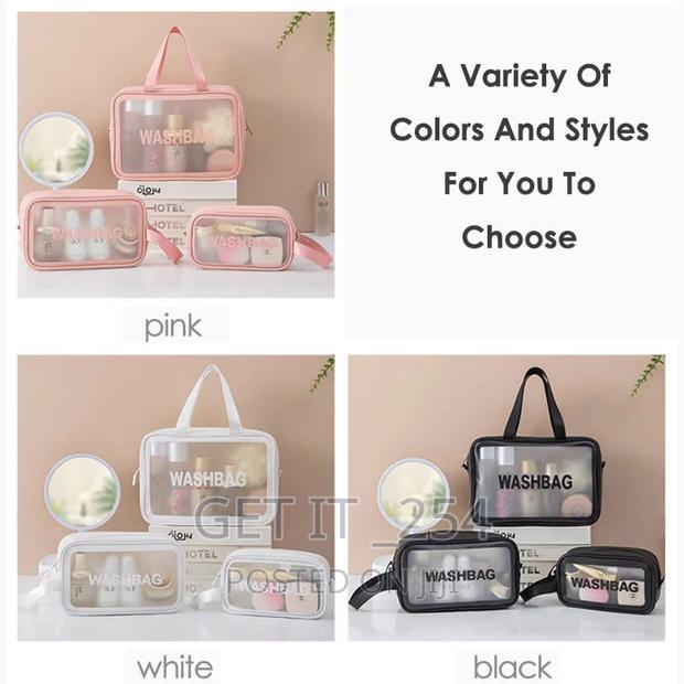 3 In 1 Waterproof Cosmetics/Wash Bags All Colors