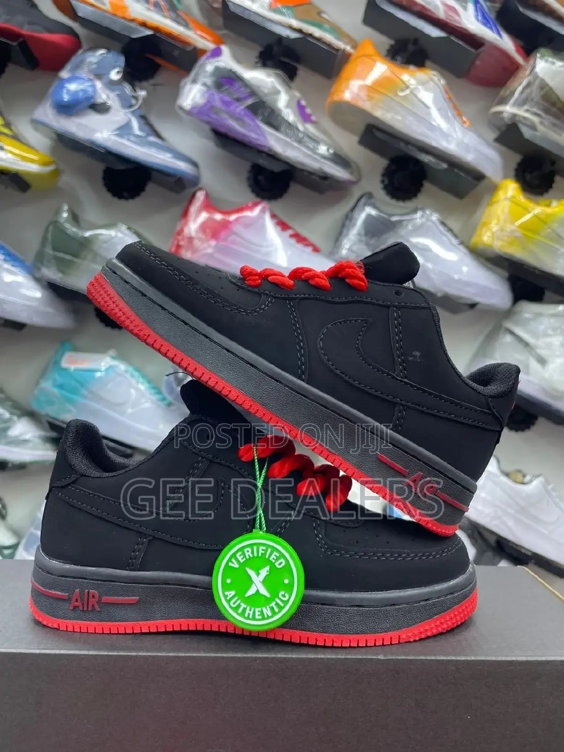Airforce Suede Sole Red Sneakers