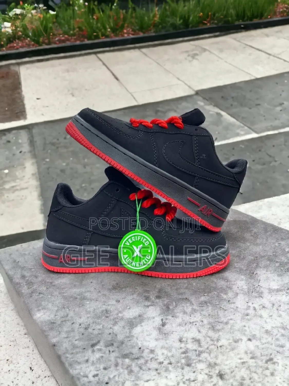 Airforce Suede Sole Red Sneakers