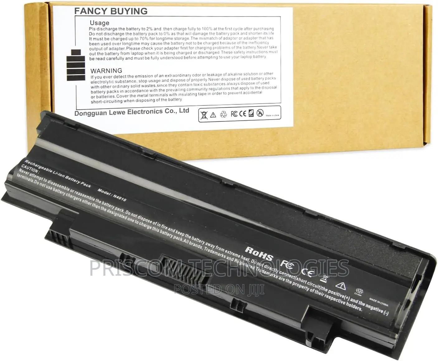 Laptop Battery for Dell Inspiron N5010 N4010 JLKND TKV2V