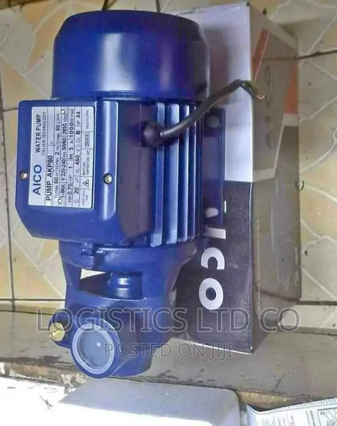 Aico 1hp 38m Head 4800l/H Centrifugal Booster Water Pump