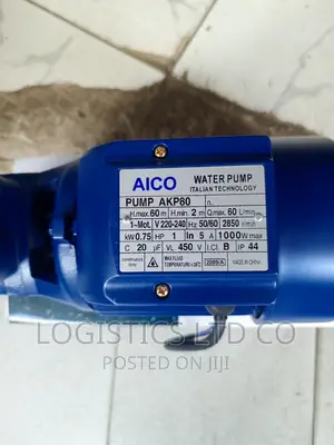 Aico 1hp 38m Head 4800l/H Centrifugal Booster Water Pump