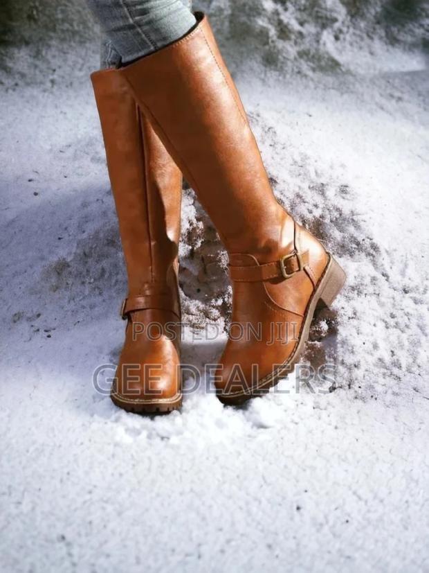 All Weather Ladies Brown Boots - thumbnail 2