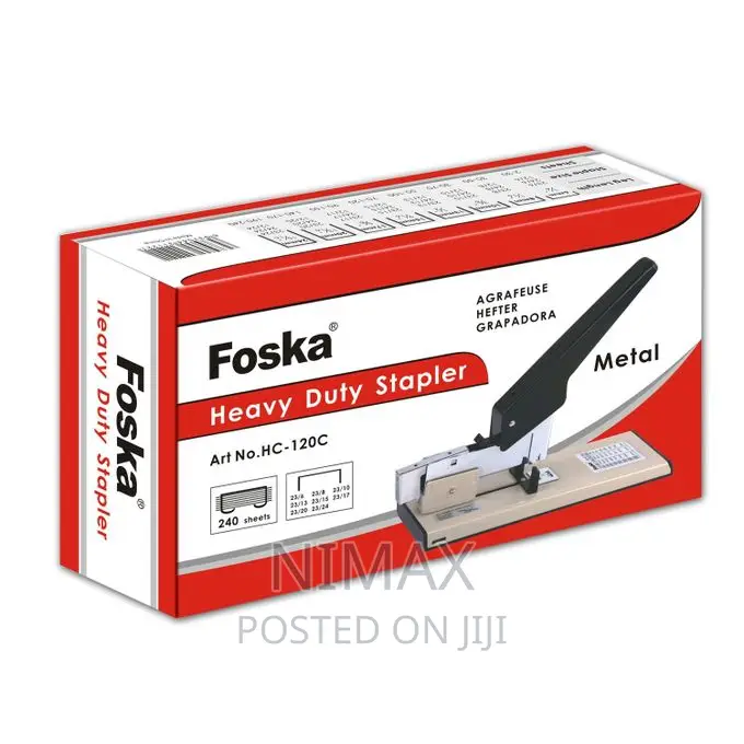 FOSKA Heavy-Duty Stapler - 240 Sheets