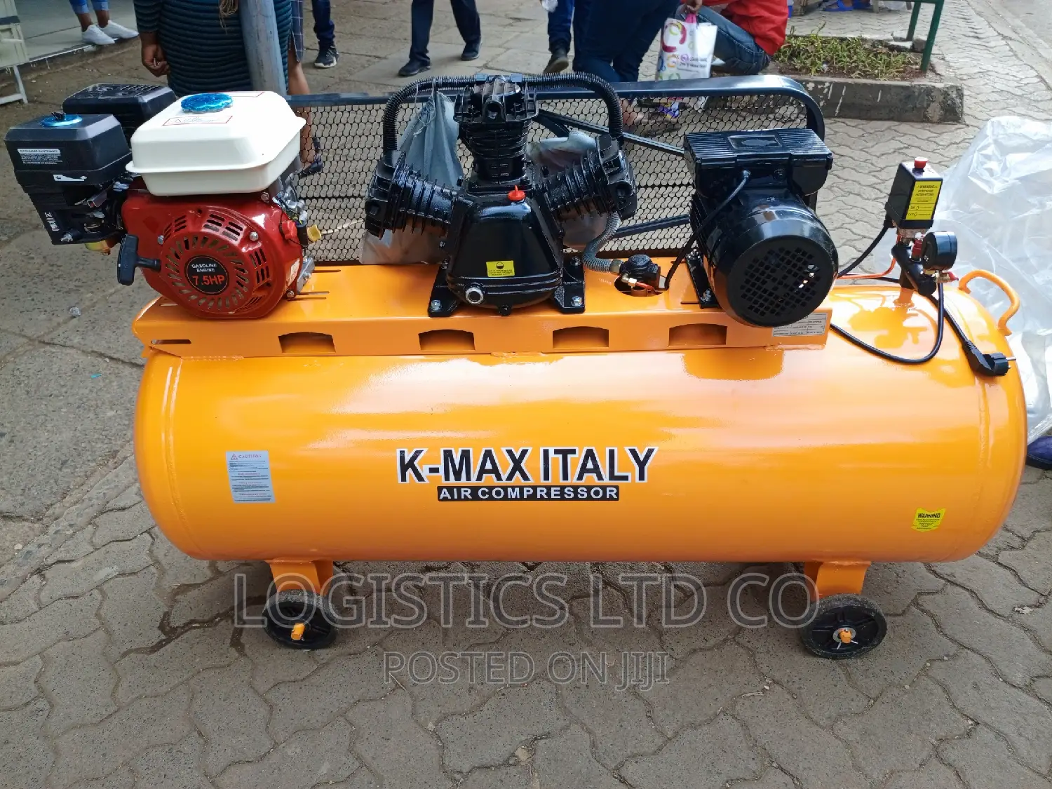 Kmax Italy 300l Petrol Air Compressor 3 Piston