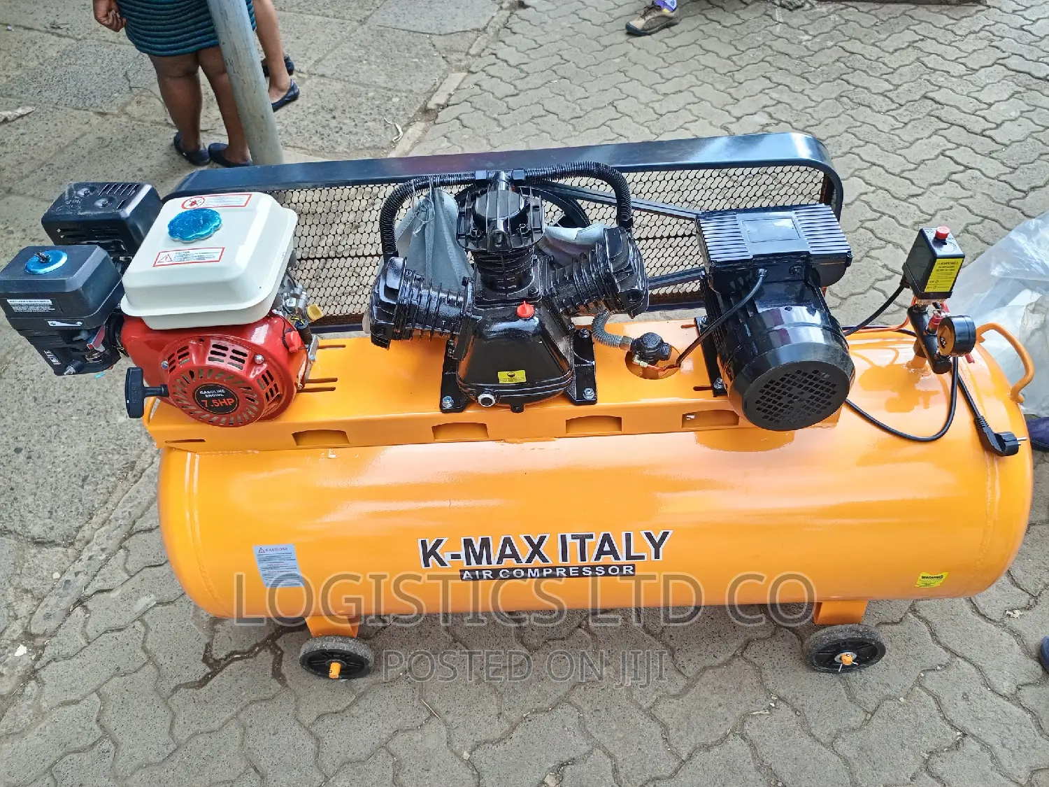 Kmax Italy 300l Petrol Air Compressor 3 Piston