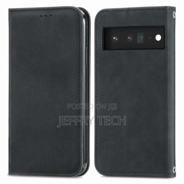 Flip Cover Google Pixel 6 Pro Skin-Touch Vintage Design