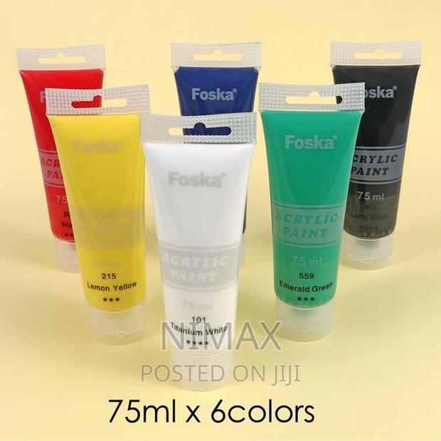 Acrylic Paints 6pcs Pack 75ml - main view