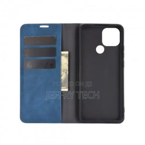 Flip Cover Oppo A15 Soft Silk the Ather Effect